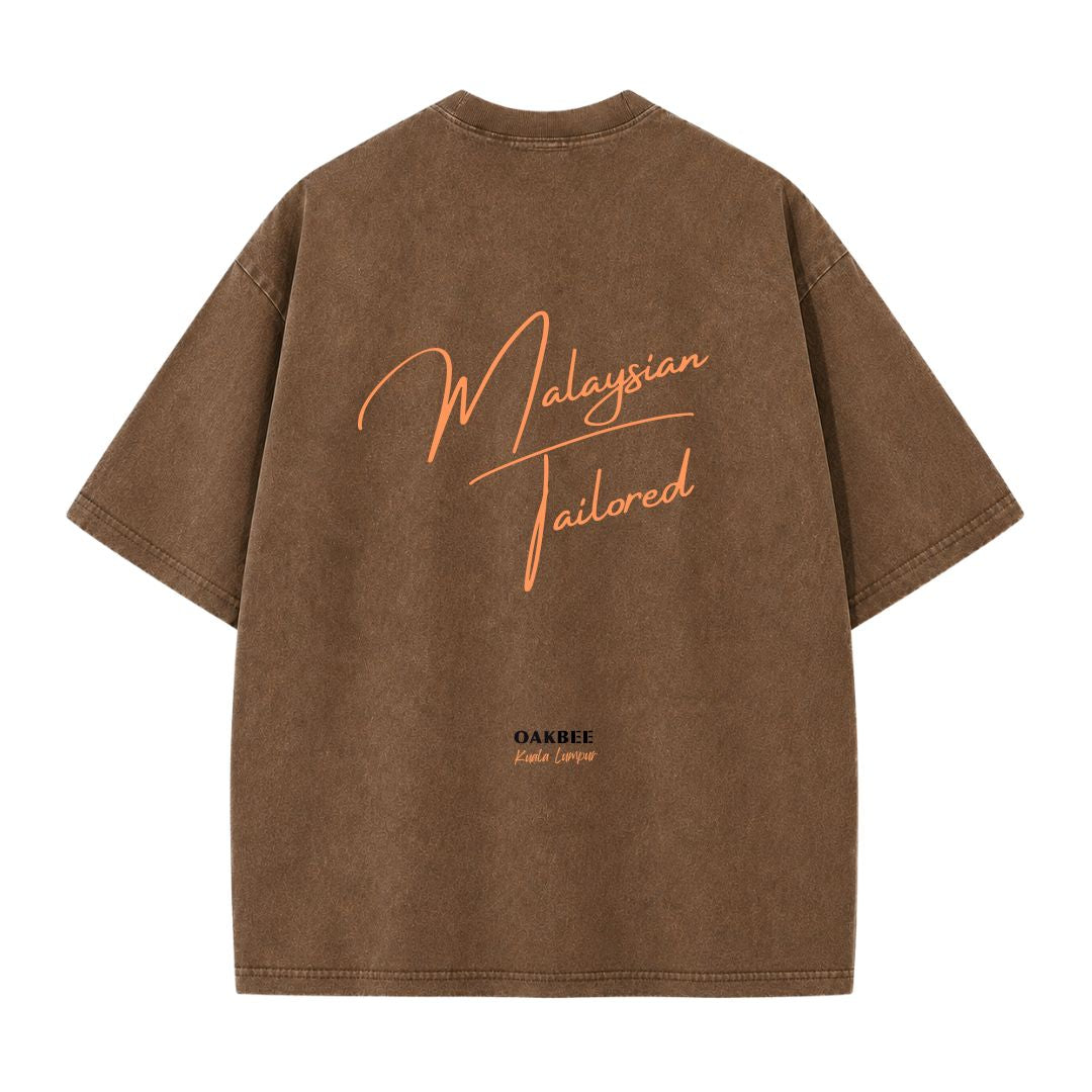 Boxy Oversized Fit Vintage Washed Malaysian Tailored Series