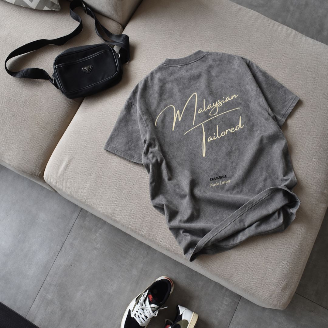 Boxy Oversized Fit Vintage Washed Malaysian Tailored Series