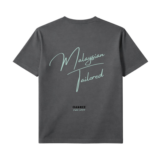 Charcoal Grey with Mint Malaysian Tailored Series