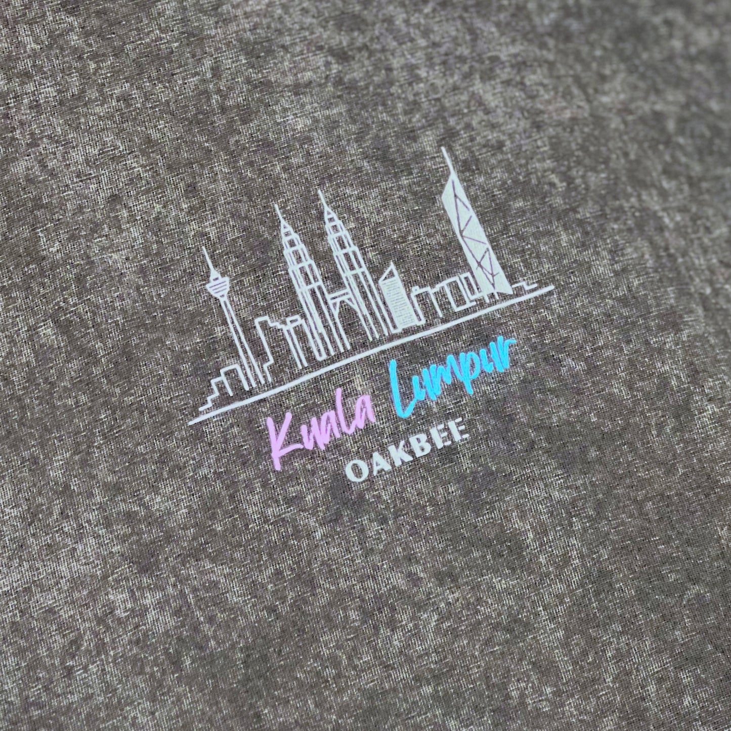 Vintage Black Snowflake Washed Skyline Series